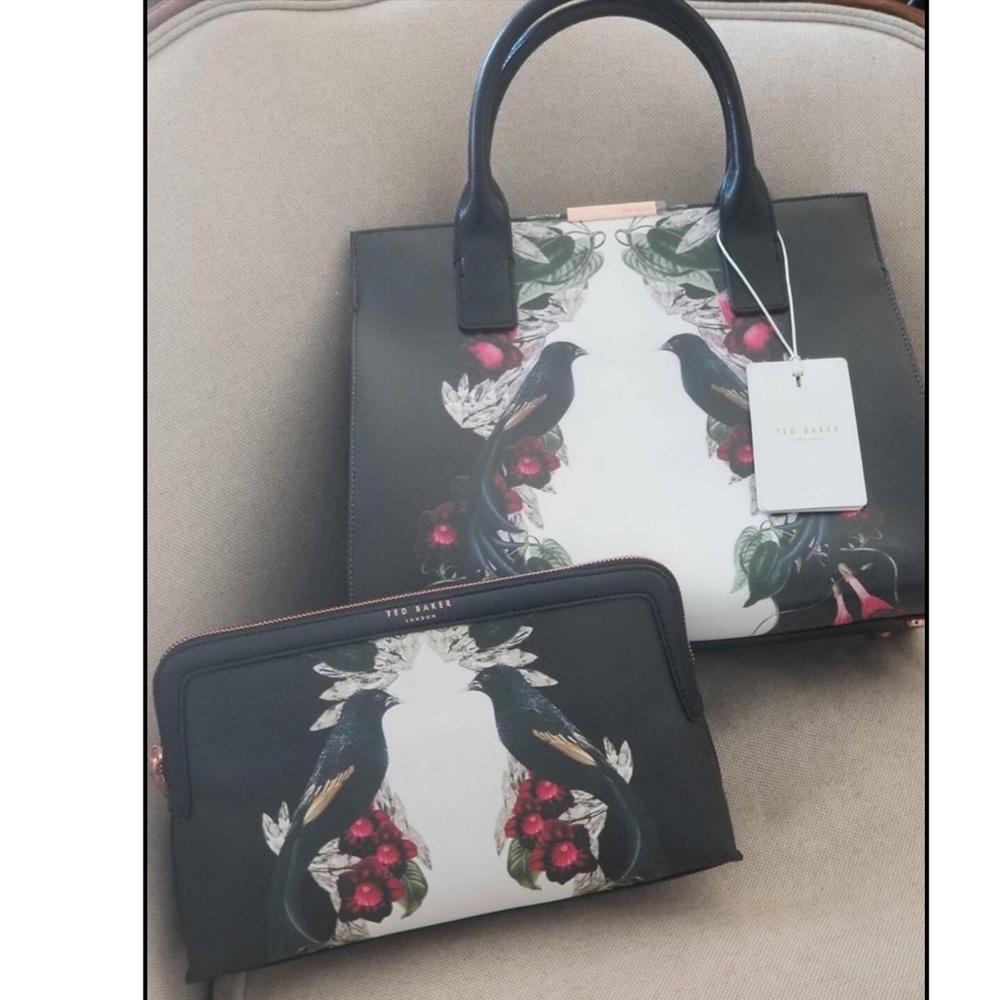 Ted Baker Handbag Purse and Cosmetic Bag